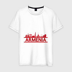 Мужская футболка Armenia in Red