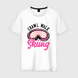 Мужская футболка CRAWL WALK SKIING