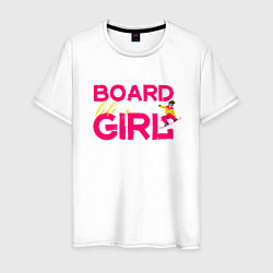 Мужская футболка BOARD LIKE A GIRL