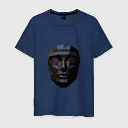 Футболка хлопковая мужская Boss Mask, цвет: тёмно-синий