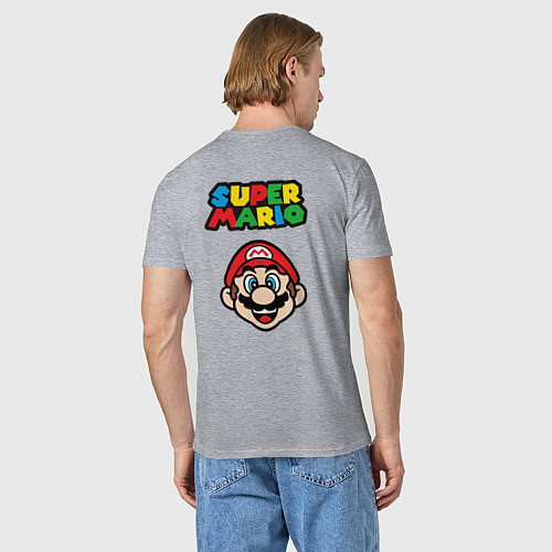 Мужская футболка Mario Bu / Меланж – фото 4