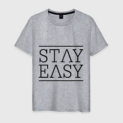Мужская футболка Stay easy