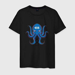 Мужская футболка Ojingeo geim синий кальмар