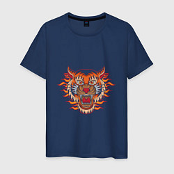 Мужская футболка Tiger Fire