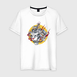 Мужская футболка Japanese tiger with snake