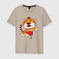Мужская футболка Танцующий тигр