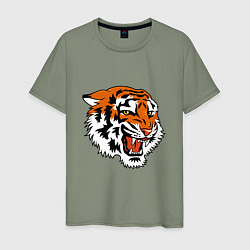Мужская футболка Smiling Tiger