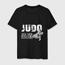 Футболка хлопковая мужская Style Judo, цвет: черный