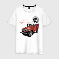 Мужская футболка Toyota Land Cruiser Retro