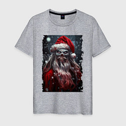 Мужская футболка Дед Мороз - зомби