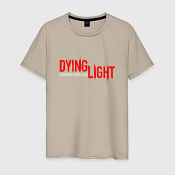 Мужская футболка DYING LIGHT RED LOGO GNGL