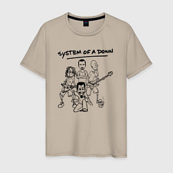 Мужская футболка Арт на группу System of a Down