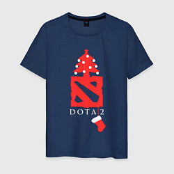 Мужская футболка Dota 2- Новый год