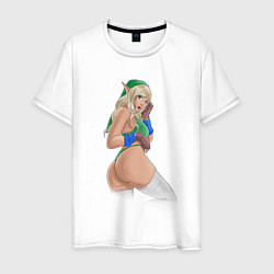 Мужская футболка Link girl from Legen of Zelda