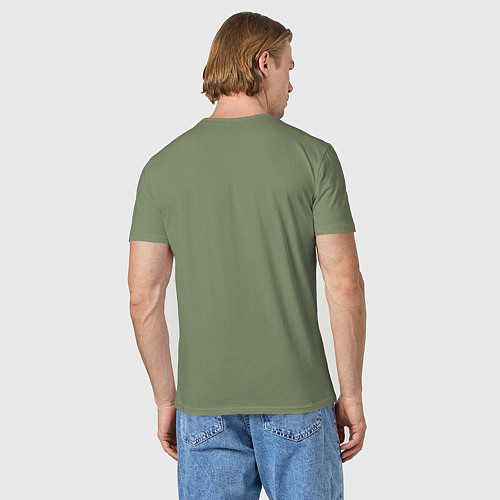 Мужская футболка Ковбой Бибоп Эмблема / Авокадо – фото 4