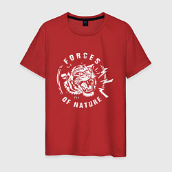 Мужская футболка Тигр Сила природы