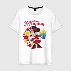 Мужская футболка Minnie Merry Mausmas