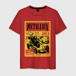Мужская футболка Metallica - Iowa speedway playbill