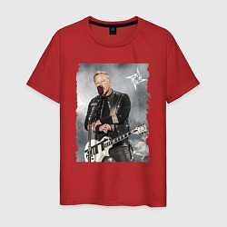 Мужская футболка James Alan Hetfield - Metallica vocalist