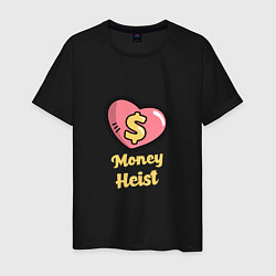 Мужская футболка Money Heist Heart