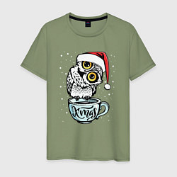 Мужская футболка X-mas Owl