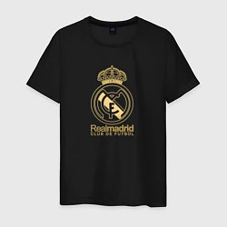 Мужская футболка Real Madrid gold logo