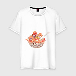 Мужская футболка Блюдо из чиби Тартальи