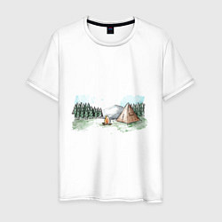 Мужская футболка Поход в горы