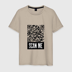 Мужская футболка QR Scan