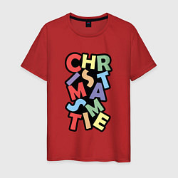 Мужская футболка Christmas Time Рождественское Время