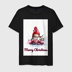 Мужская футболка Рождественский гномик