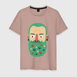 Мужская футболка Зеленая борода