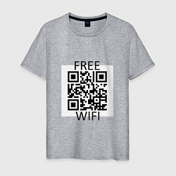 Мужская футболка Бесплатный Wi-Fi