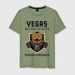 Мужская футболка Vegas Golden Knights Вегас Золотые Рыцари