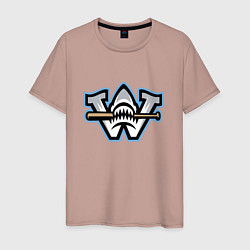 Мужская футболка Wilmington sharks - baseball team