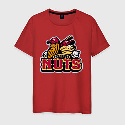 Мужская футболка Modesto Nuts -baseball team