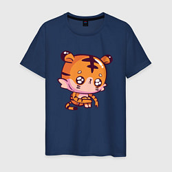 Мужская футболка Грустный тигр