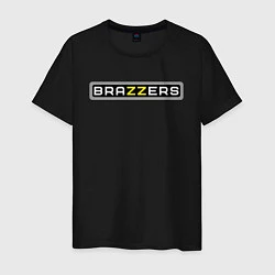 Футболка хлопковая мужская Brazzers, цвет: черный