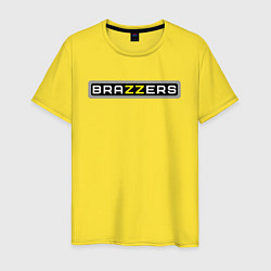 Футболка хлопковая мужская Brazzers, цвет: желтый