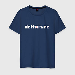 Мужская футболка Deltarune logo надпись