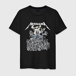 Мужская футболка Metallica - thrash metal style!