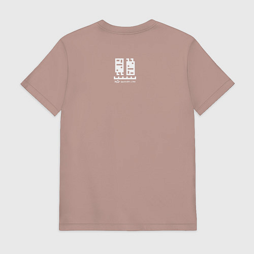 Мужская футболка Пегасик Color / Пыльно-розовый – фото 2