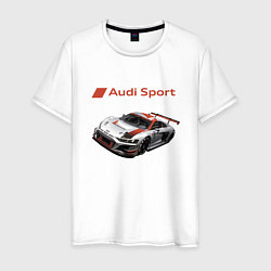 Мужская футболка Ауди - автоспорт гоночная команда