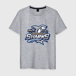 Мужская футболка Wilmington sharks -baseball team