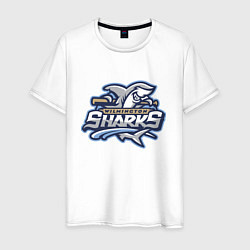 Мужская футболка Wilmington sharks -baseball team