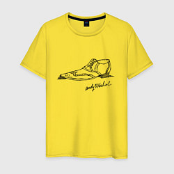 Мужская футболка Andy Warhol - signature