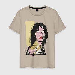 Мужская футболка Andy Warhol - Mick Jagger pop art