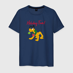 Мужская футболка Pluto Holiday Fun!