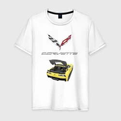 Мужская футболка Chevrolet Corvette - этим всё сказано!