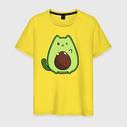 Мужская футболка Avo cat o подмигивает